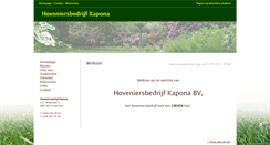 Desktop Screenshot of kapona.nl